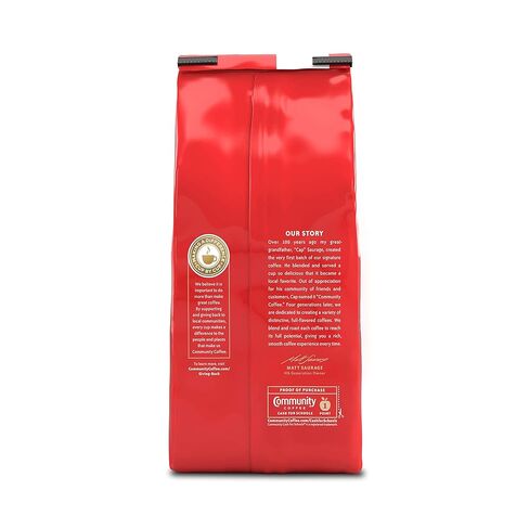 Community Coffee French Roast Dark Roast Ground 12 oz 3 ct Gable Top 12 Ounce (Pack of 3) in Saudi Arabia