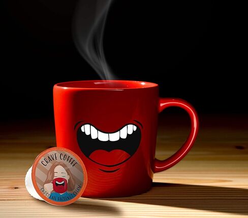 Crave Beverages Flavored Coffee Pods, Compatible with 2.0 K-Cup Brewers, Hazelnut, 100 Count in Saudi Arabia
