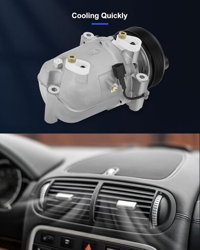 ECCPP A/C Compressor with Clutch 2005-2019 for Nissan Frontier Xterra 4.0L CO 11037C AC Compressor in Kuwait