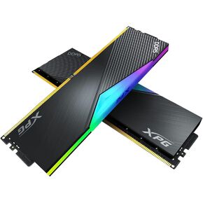 XPG Lancer RGB DDR5 6400MHz 64GB (2x32GB) CL32 UDIMM 288-Pins Desktop SDRAM DDR5 Dual Channel RAM Kit Black Heatsink (AX5U6400C3232G-DCLARBK)