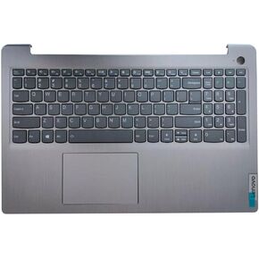 New Replacement for Lenovo ideapad 3 15ABA7 3 15IAU7 Laptop Upper Case Palmrest Backlit Keyboard Assembly Part 5CB1H77949 AP2JD000300 Gray