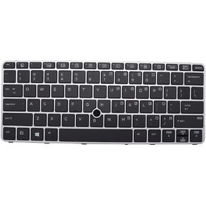 New Keyboard Replacement for HP Elitebook 725 G3, 820 G3, 6037B0113601 826630-001 826630-B31 with Backlit Frame