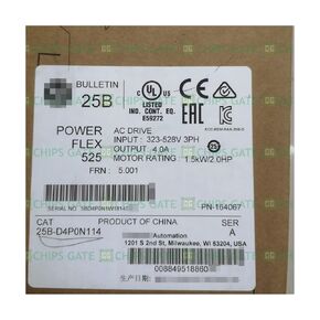 جديد 25B-D4P0N114 PowerFlex 525 1.5kw 2HP AC Drive