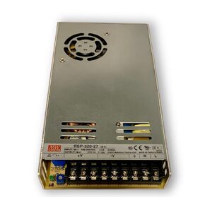 RSP-320-27 AC to DC Switching Enclosed Power Supply with PFC Function, Single Output, 27 Volt, 11.9 Amp, 321.3 Watt