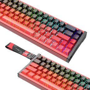 IROK MG68PRO 68 Keys Wired Magnetic Switch Keyboard, 8K Low Latency, Hot Swappable ARGB, Web Driver, Long Battery Life Customizable Gaming Keyboard(White)