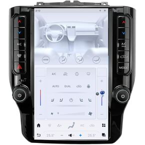 Qualcomm Android 13 Car Radio for Dodge Ram 1500 2500 3500 (2019-2024) Stereo Upgrade 12 Inch 2K IPS Screen 8 Core 8G+128G Built-in Wireless Carplay/Android Auto/4G LTE/WiFi/DSP