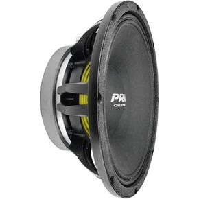 PRV AUDIO 10MR2000-NDY 10 Inch Midrange Loudspeaker, 8 Ohm, 2000 Watts Program Power, Mid Range Speaker (Single)