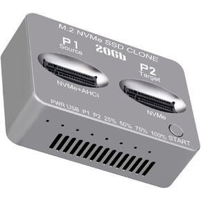 Duplicator M.2 NVME SSD Clone Gen2X2 Enclosure Offline Clone Duplicator