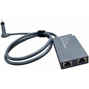 Ethernet Adapter for Starlink Gen 2 – Dual RJ45 LAN Ports, Network Splitter for Starlink Rectangular Dish, Plug & Play, Stable Wired Internet for RV, Home, Office, Gaming, ABS Shell