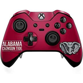Skinit Decal Gaming Skin Compatible with Xbox One Elite Controller - Officially Licensed College Alabama Crimson Tide Design