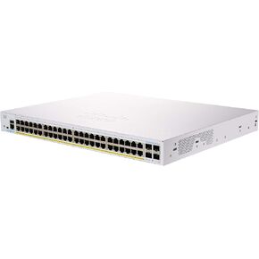 Cisco Business CBS250-48P-4G 48-PORT GE POE 4X1G SFP SMART SWITCH (متجدد)