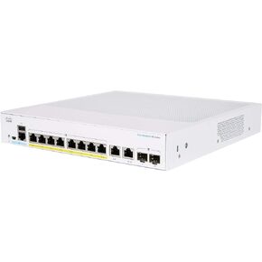 Cisco CBS350-8FP-2G Business Series 8-Port PoE+ Managed Smart Switch [Cisco Refresh] (Renewed)