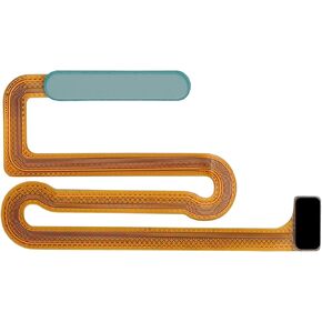 for Samsung Galaxy A13 5G Black Power Button and Fingerprint Sensor Flex Cable Replacement - Flex Cable Side Power On/Off Switch Control Button Connector Repair Parts for SM-A136U