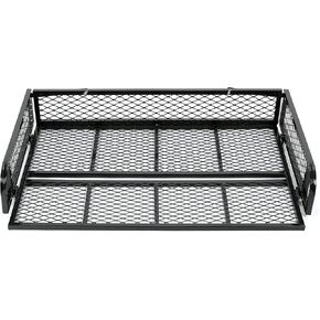 HECASA Universal Rear Cargo Basket Compatible with ATV Storage Rack Cargo Carrier Steel