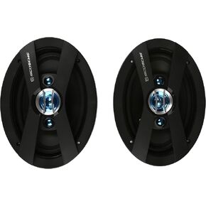 Scosche HD6904SD 4-Way 6" x 9" HD Speaker Set with 300 Watts Peak/75 Watts RMS Per Speaker