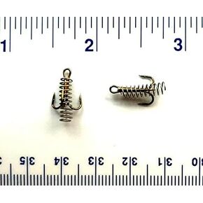 50 Gerry's Tackle 2X Strength Bronze Dough Bait Treble Hooks Size 12