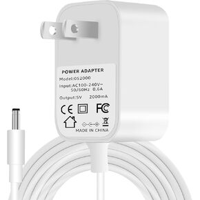 5ft Power Cord for Aura Carver AF900 & AF100 – Replacement SR-A30502000U2 WiFi Digital Picture Frame Power Adapter