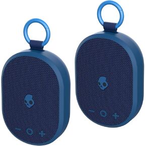 Skullcandy Kilo Wireless Bluetooth Speaker Bundle - (2) IPX7 Waterproof Mini Bluetooth Speakers with 24 Hour Battery, Downward Firing Passive Radiators, and True Wireless Pairing