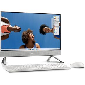 Dell AIO Inspiron i5420 2023 All-in-One Desktop 23.8-inch IPS Touchscreen 10-Core Intel Core i7-1355U Intel Iris Xe Graphics 32GB DDR4 1TB SSD + 1TB HDD WiFi 6 RJ45 LAN Windows 11 Pro