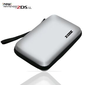 BEADY Carrying Case for Nintendo NEW 2DS XL、NEW 2DS LL、3DS、NEW 3DS、DSi、DSLite Storage case Console Storage case Sliver Grey