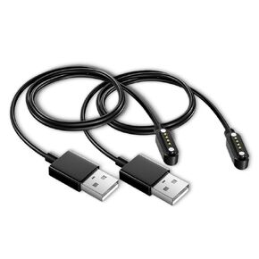 [2 Pack] Charger Compatible with OVV Kids Smart Watch, 2FT Smart Watch Replacement USB Charging Magnetic Cable Cord