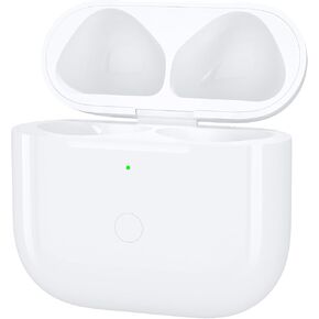 Charging Case for AirPods 4, AirPods 4 Wireless Charger Case Replacement with Sync Button and Built-in 600 mAH Battery