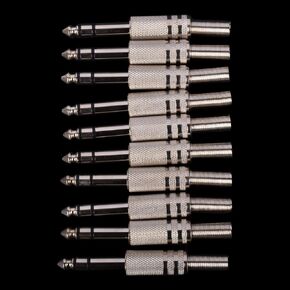 #US 5 Pack F-Type Quick Push-On Adapter Male-Female Co Cable Contor