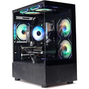 MXZ Gaming PC Computer R5 7500F ، RX6750GRE ، 16GB DDR5 ، NVME 500G ، B650،6RGB FORS ، Windows 11 Pro جاهزة للاستخدام ، كمبيوتر Desktop Gamer (R5 7500F | RX6750GRE)