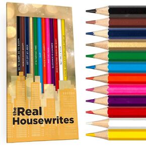 Shades of Anatomy Colored Pencil Set for Fans of Grey's Anatomy | Set of 12 Grey's Anatomy-Inspired Parody Pencils | Each Color Pencil is Foil-Stamped with Clever Show References | Great Gift for Fans in Kuwait