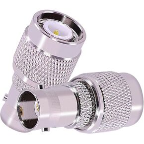 2PCS BNC Female to TNC Male Coax Adapter,TNC to BNC Coaxial Connector