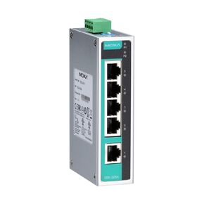 MOXA EDS-205A-T - 5 Ports Unmanaged Ethernet Switch, -40 to 75°C Operating Temperature
