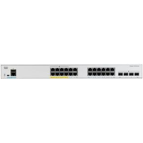 Cisco Catalyst C1000-24P-4X-L 24port GE POE, 4x 10G SFP uplinks - In Original Cisco Packaging | Eligible for SmartNet (Renewed)