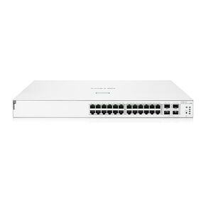 HPE Networking Instant On Switch Series 1930 24-Port Gb Smart-Managed Layer 2+ Ethernet Switch with PoE | 24x 1G | 4X SFP+ | 24x CL4 PoE 370W | US Cord (JL684A#ABA)