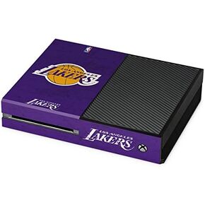 Skinit Decal Gaming Skin Compatible with Xbox One Console - Officially Licensed NBA Los Angeles Lakers Purple Primary Logo Design