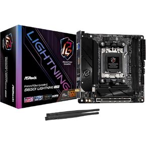 ASRock B650I LIGHTNING WIFI AM5 Ryzen 7000 AMD B650 SATA 6Gb/s Mini-ITX s DDR5 (Renewed)