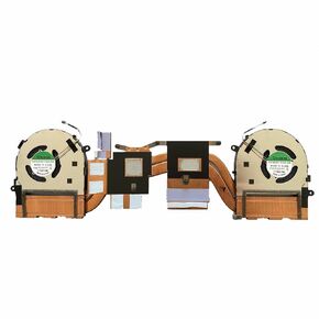 تحرّن حراري جديد مع مروحة التبريد معالجة وحدة المعالجة الرسومية لقياس GPU لـ Lenovo Yoga 9-15IMH5 المحمول 10th Gen Intel Type 82de P/N: 5H40S19977 EG70050S1-1C030-S9A EG700S1-1C040-S9A DC5V 0.5A