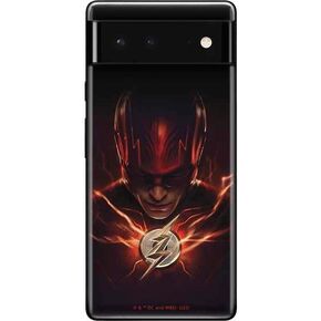 Skinit Phone Decal Skin Compatible with Google Pixel 6 - Officially Licensed Warner Bros The Flash Movie: The Flash Poster Design