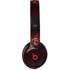 Skinit Decal Audio Skin Compatible with Beats Solo 2 Wireless - Officially Licensed Warner Bros The Flash Movie: Logo Poster Design