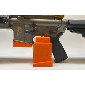 Hellfire Tactical Chamber Safety Flag for Rifle, Orange, Made in USA