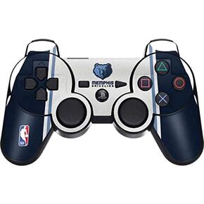 Skinit Decal Gaming Skin for PS3 Dual Shock Wireless Controller - Officially Licensed NBA Memphis Grizzlies Home Jersey Design