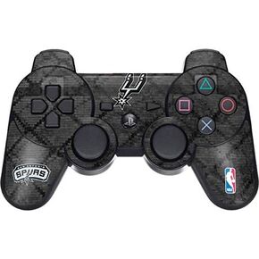 Skinit Decal Gaming Skin for PS3 Dual Shock Wireless Controller - Officially Licensed NBA San Antonio Spurs Dark Rust Design