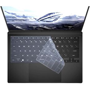 Keyboard Skin Compatible for ASUS ROG Flow Z13 13.4" GZ302 GZ302EA Series, ASUS ROG Zephyrus G14 GA403 GA403UU GA403UV GA403UI, Zephyrus G16 GU605 GU605MV GU605MZ GA605 GA605WI Series (Clear)