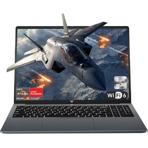 2025 Gaming Laptop, 16.0inch Laptop Computer with AMD Ryzen 7 5825U(8C/16T, Up to 4.5GHz), 16GB RAM 512GB NVMe SSD Windows 11 Laptop, Radeon RX Vega 8 Graphics,WiFi 6, Backlit KB