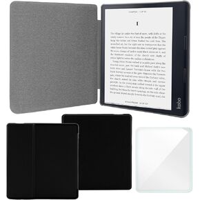 Smart Case Compatible with Kindle Oasis 7 Inch (9th&10th Gen, 2017/2031 Release), Includes a Screen Protector - Premium PU Leather Cover with Auto Sleep/Wake