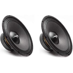 (2) Skar Audio FSX10-4 400-Watt 10-Inch 4 Ohm MID-Range Loudspeakers - 2 Speakers, (2) FSX10-4