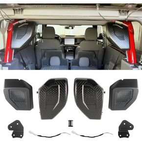 Rear Speaker Pods Compatible with Ford Bronco 2021 2022 2023 2024 4-Door 6.5" Pods for Bronco Accessories(Not fit Bronco Sport)