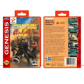 Lethal Enforcers II: Gunfighters | (SGR) Sega Genesis - Game Case Only - No Game