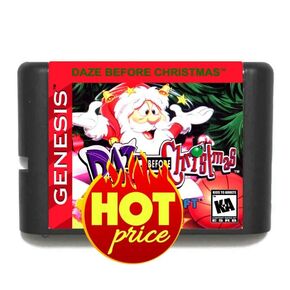 Daze Before Christmas 16 Bit MD Game Card Reproduction Cart for Sega Genesis Mega Drive