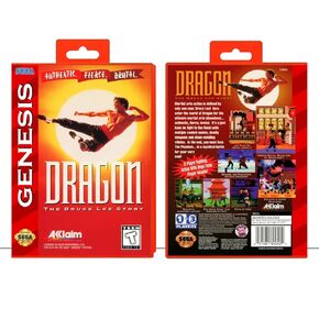 Dragon: The Bruce Lee Story | (SGR) Sega Genesis - Game Case Only - No Game