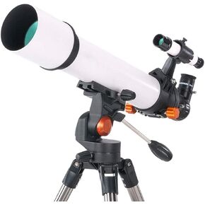 Monocular Telescope,Astronomical Telescope, Refraction Telescope with Tripod, 90° Mirror Deep Space Finder Telescope, Watching The Moon Stargazer Kid's